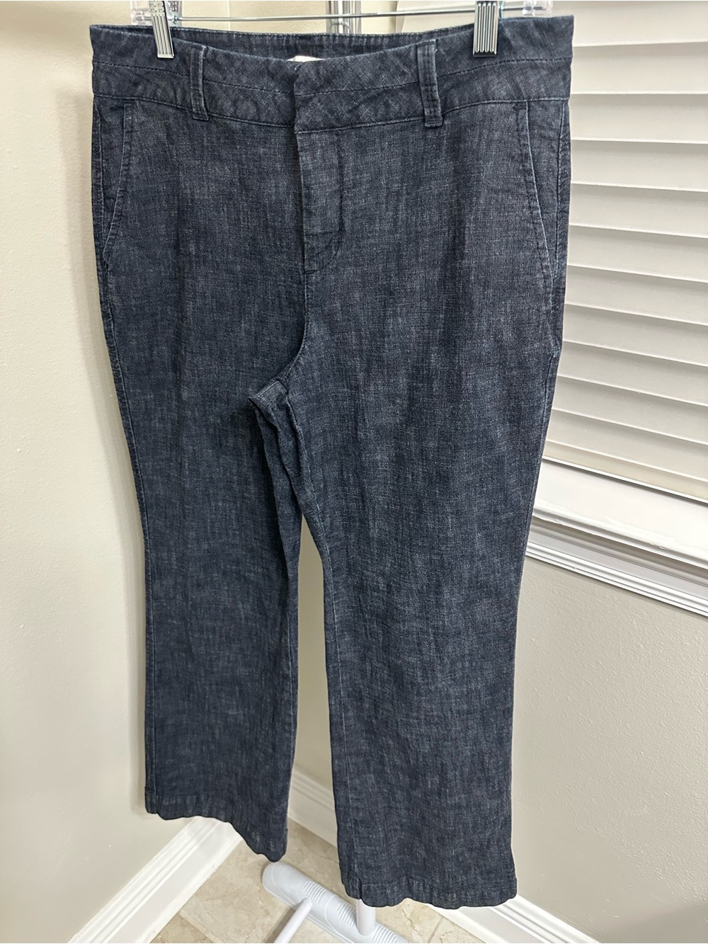 Coldwater Creek Indigo Straight-Leg Pants, 12p, like new